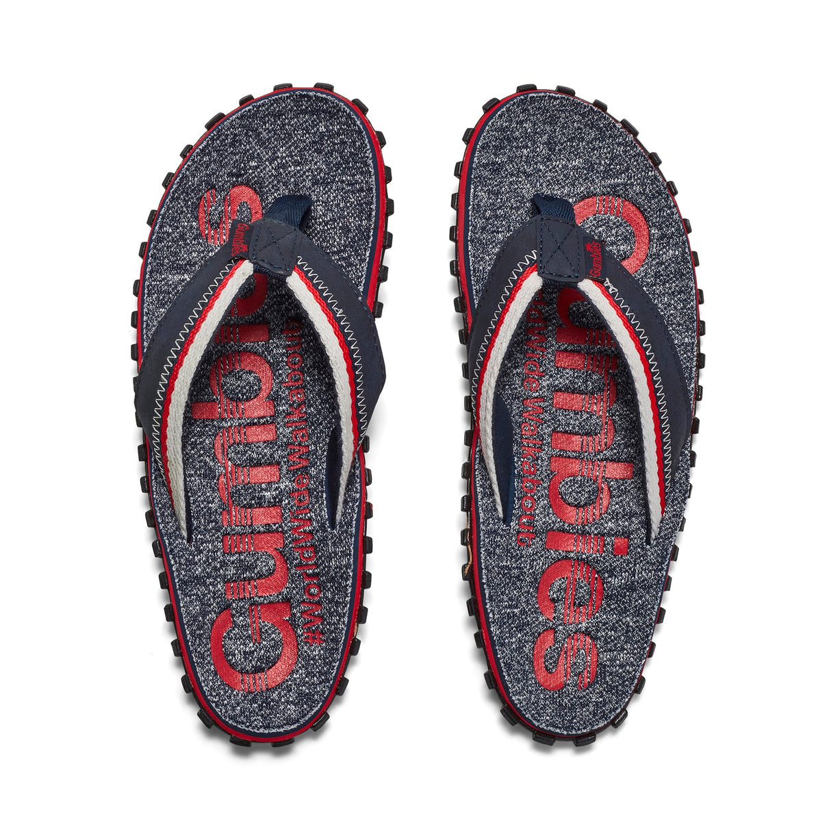 Gumbies Cairns Flip-Flops - Men's Red alternate view 6