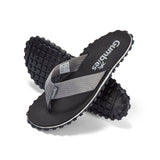 Gumbies Duckbill Flip-Flops - Women's Black & Grey colourway front