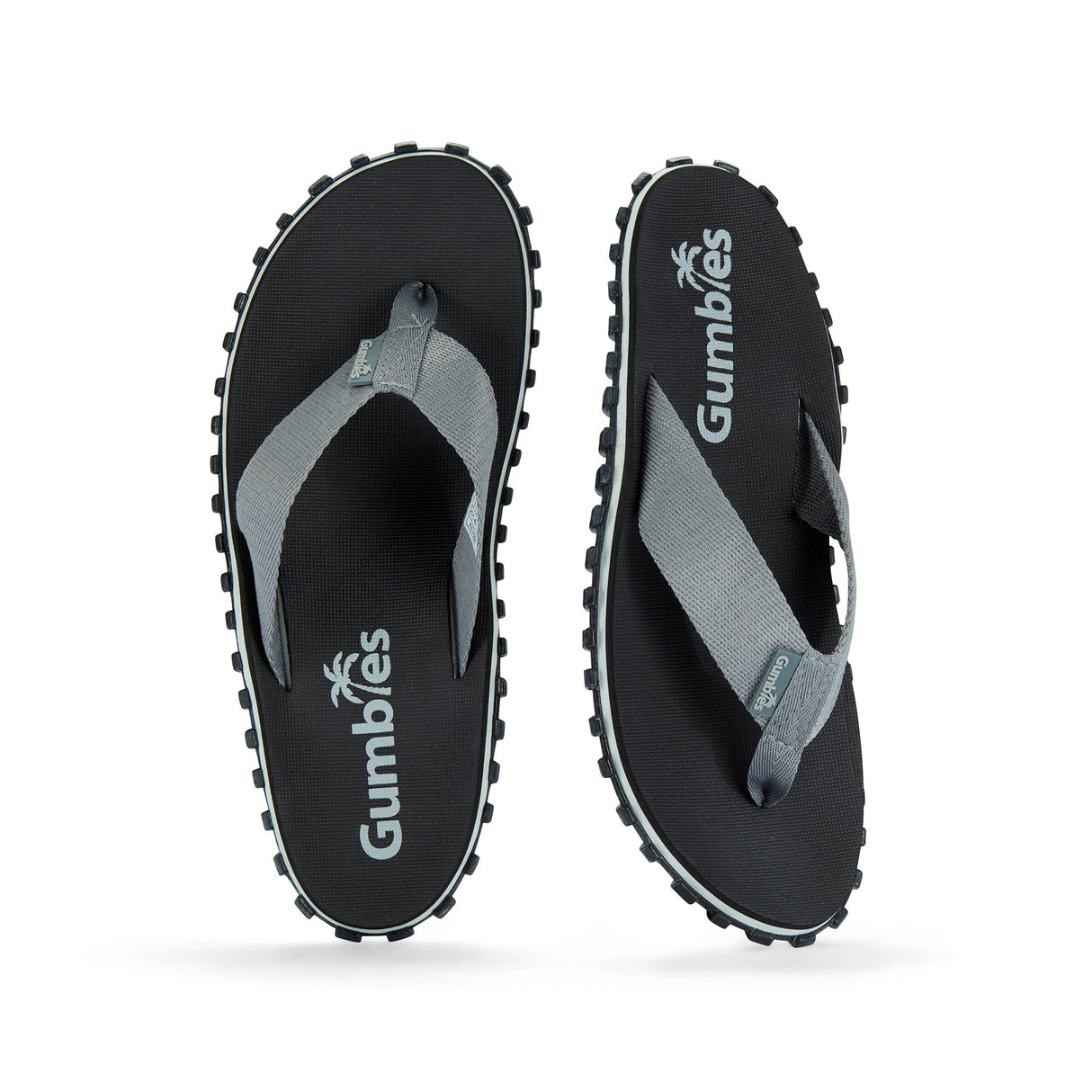 Gumbies Duckbill Flip-Flops - Women's Black & Grey alternate view 2