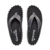 Gumbies Duckbill Flip-Flops - Women's Black & Grey alternate view 3