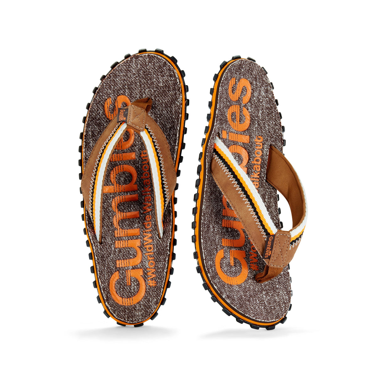 Gumbies Cairns Flip-Flops - Men's Orange alternate view 2