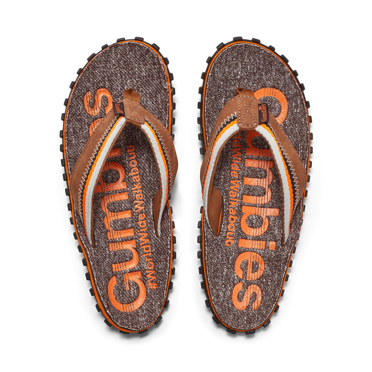 Gumbies Cairns Flip-Flops - Men's Orange alternate view 5