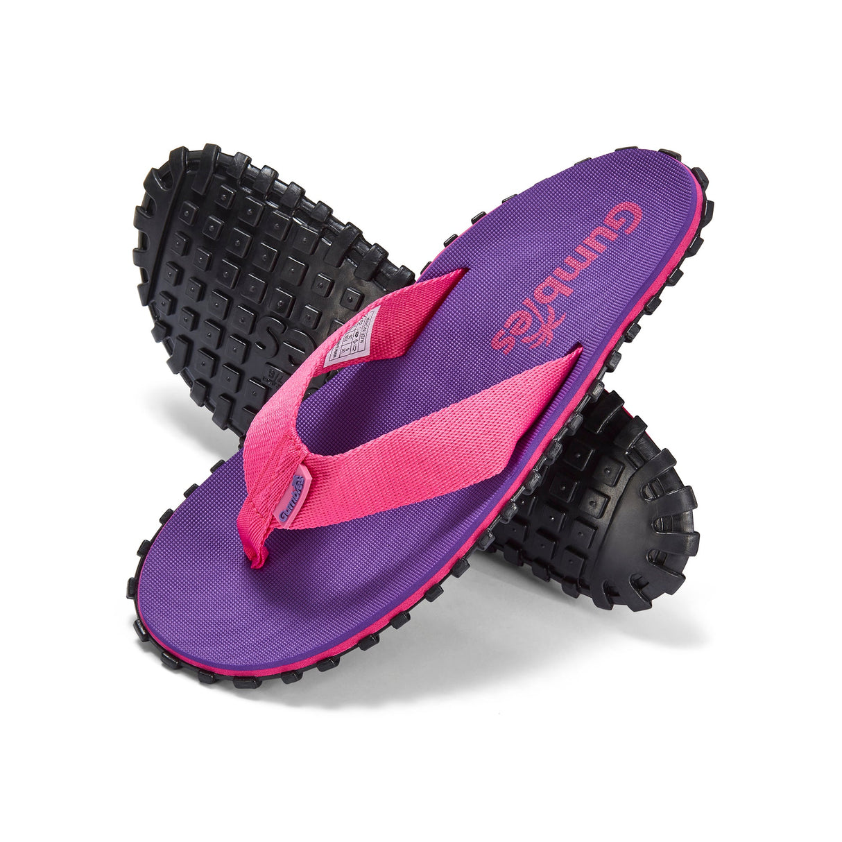 Gumbies Duckbill Flip-Flops - Women's Purple colourway front