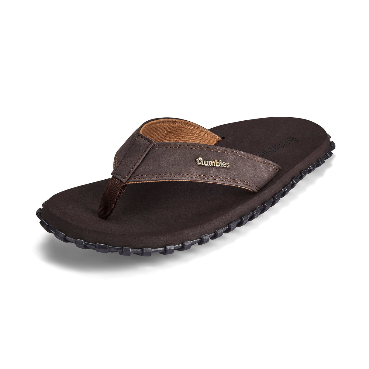 Gumbies Vegovert Flip-Flops - Men's Brown alternate view 4
