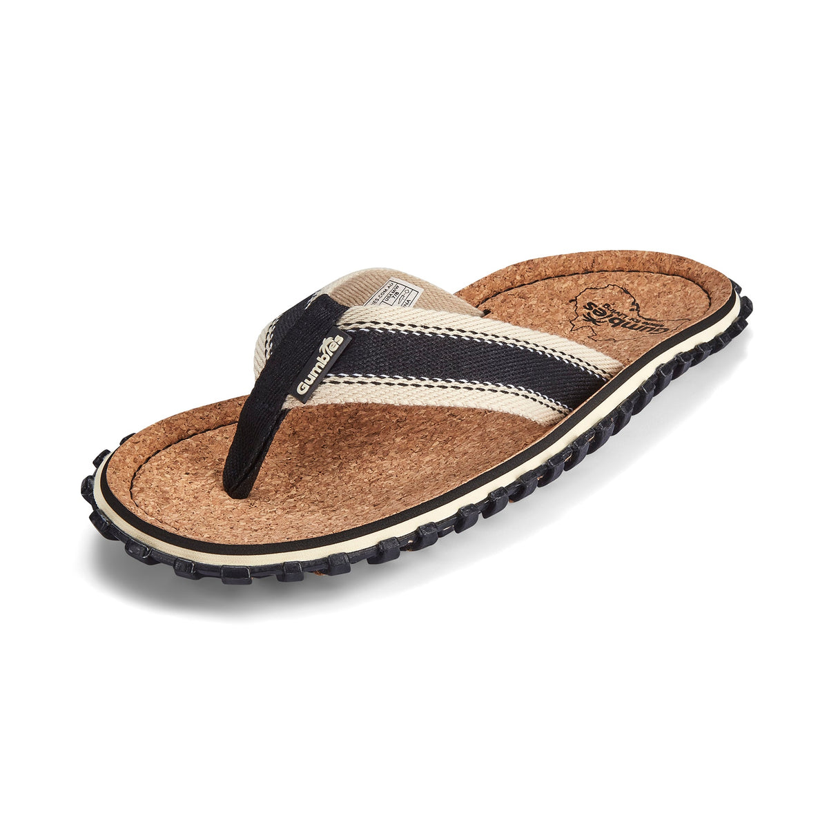Gumbies Corker Flip-Flops - Women's Black alternate view 7