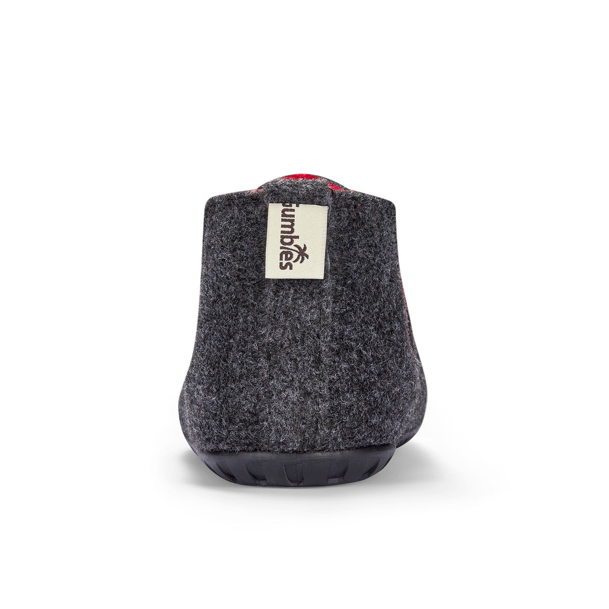 Gumbies Brumby Slipper Boots - Men's Charcoal & Red alternate view 6
