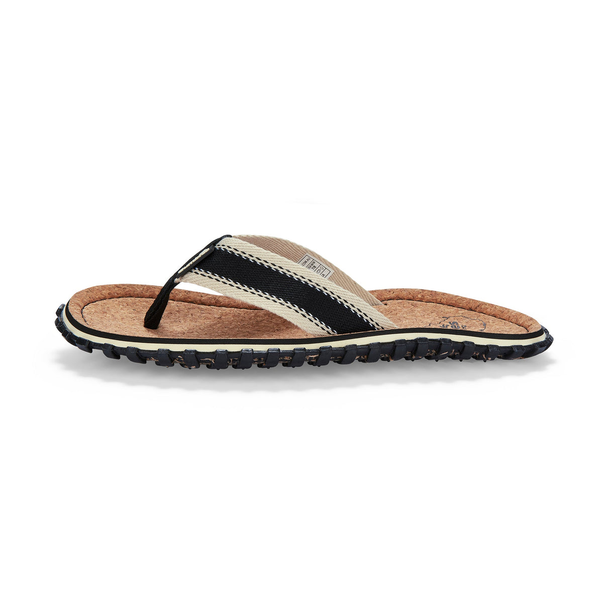 Gumbies Corker Flip-Flops - Men's Black alternate view 9