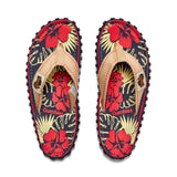 Gumbies Islander Flip-Flops - Women's Denim Hibiscus alternate view 4