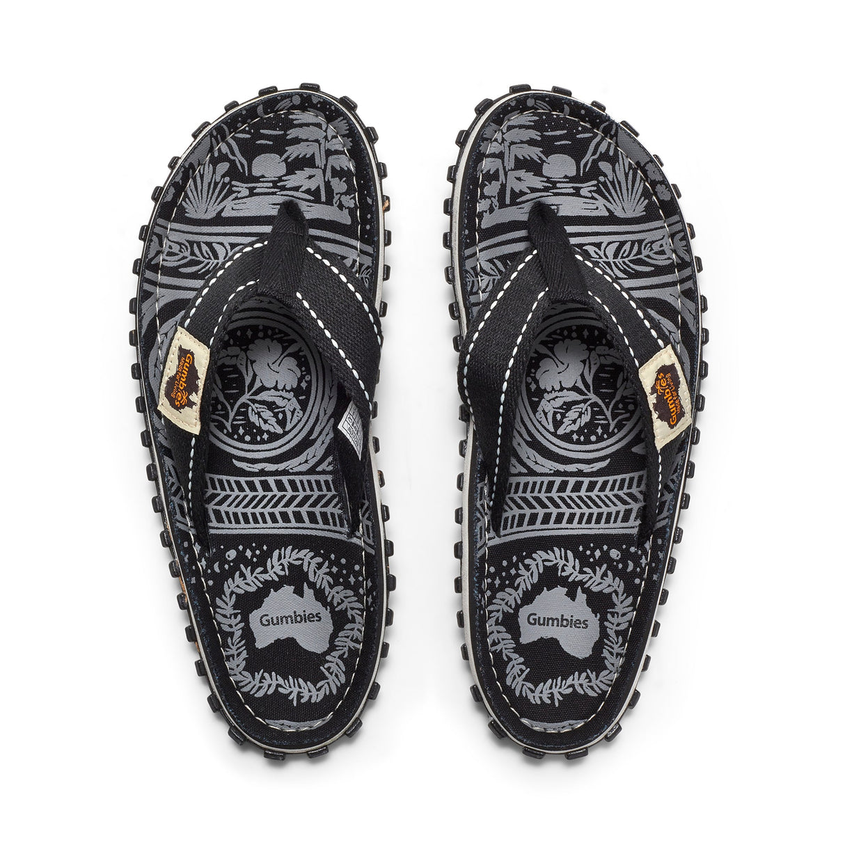 Gumbies Islander Flip-Flops - Women's Midnight Black alternate view 3