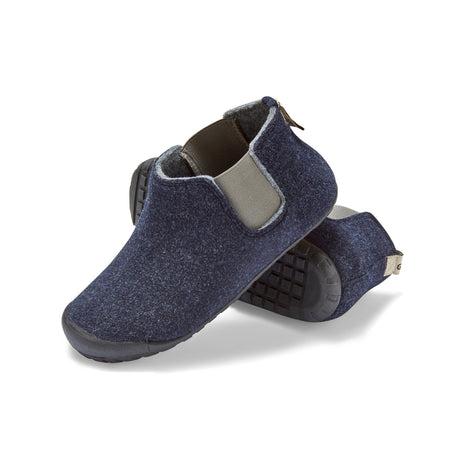 Gumbies Brumby Slipper Boots - Men's Navy & Grey colourway front