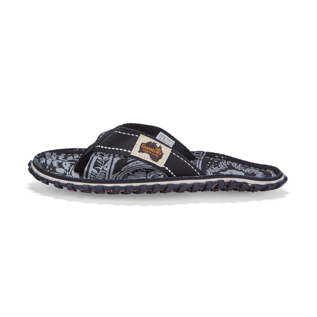 Gumbies Islander Flip-Flops - Men's Midnight Black alternate view 6