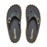 Gumbies Islander Flip-Flops - Men's Classic Grey alternate view 3