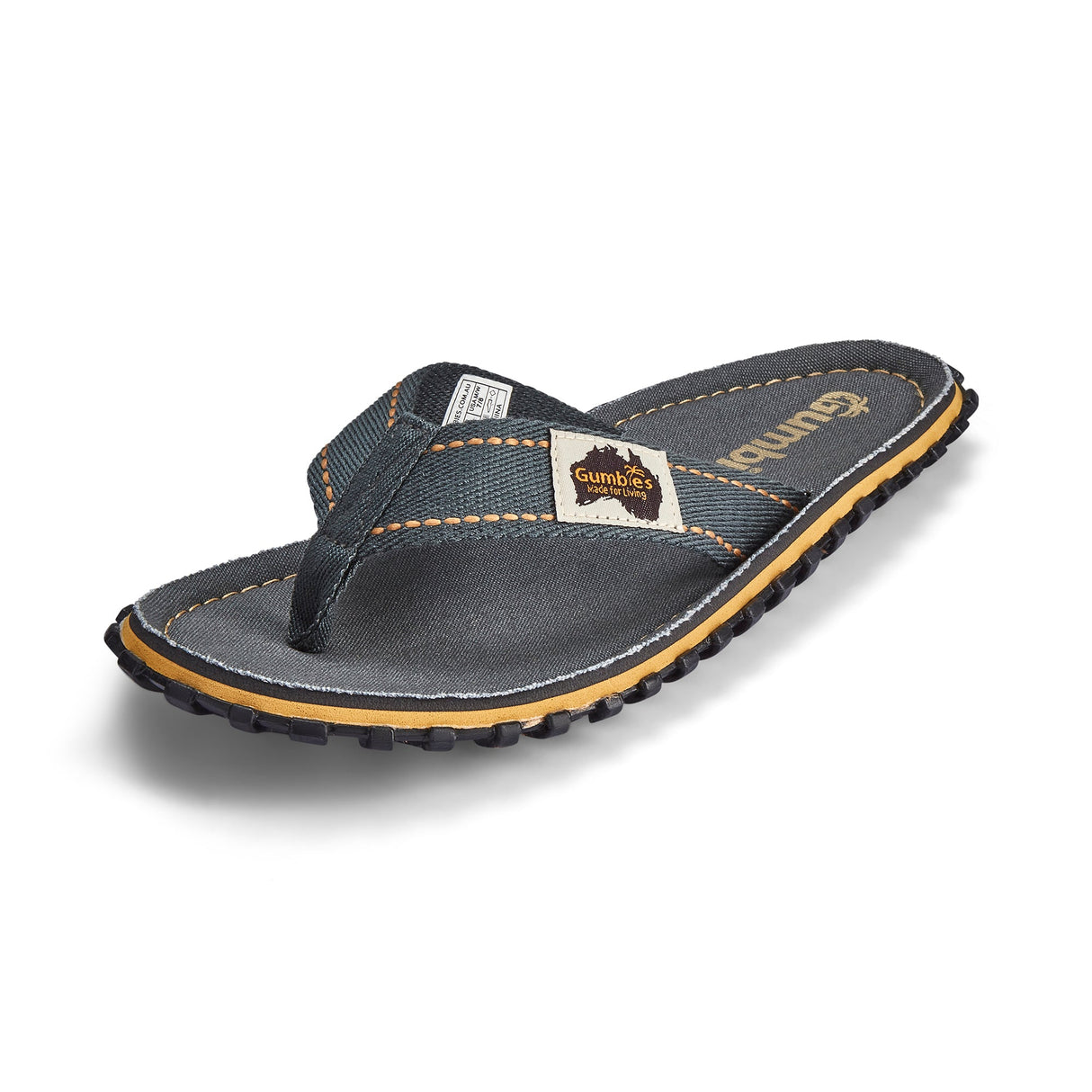 Gumbies Islander Flip-Flops - Men's Classic Grey alternate view 4