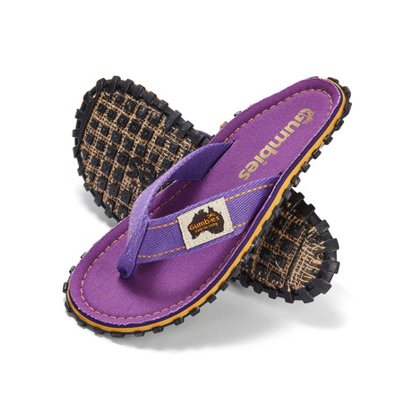 Gumbies Islander Flip-Flops - Women's Classic Purple colourway front