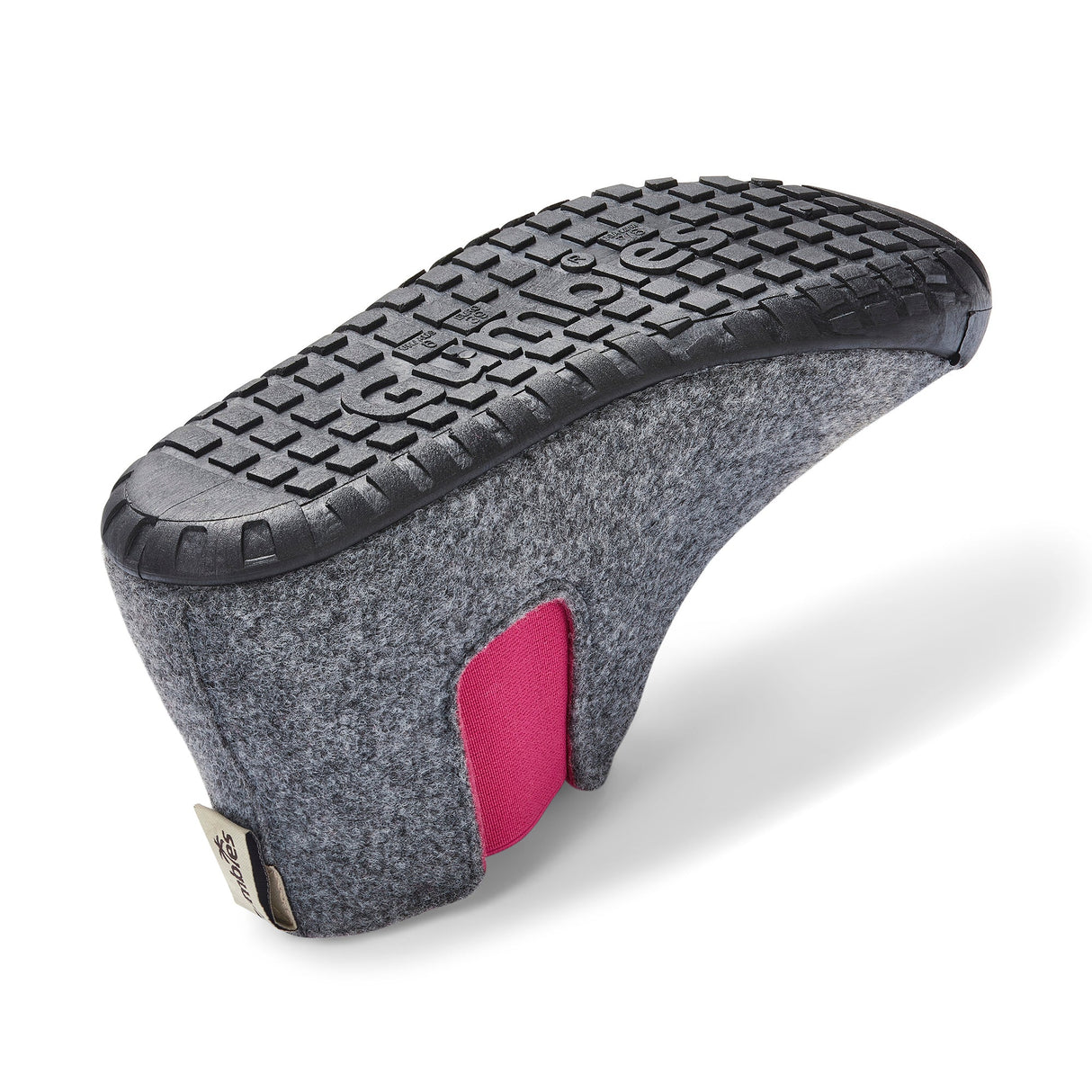 Gumbies Brumby Slipper Boots - Women's Grey & Pink alternate view 3