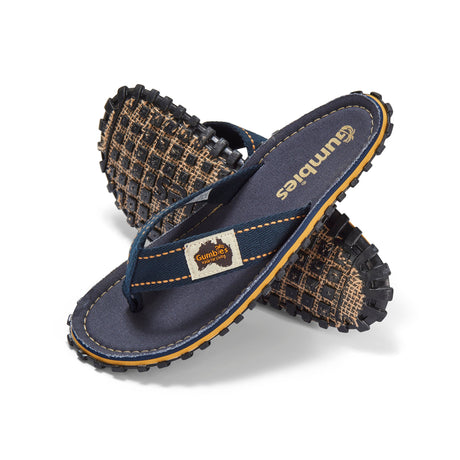 Gumbies Islander Flip-Flops - Men's Classic Navy colourway front