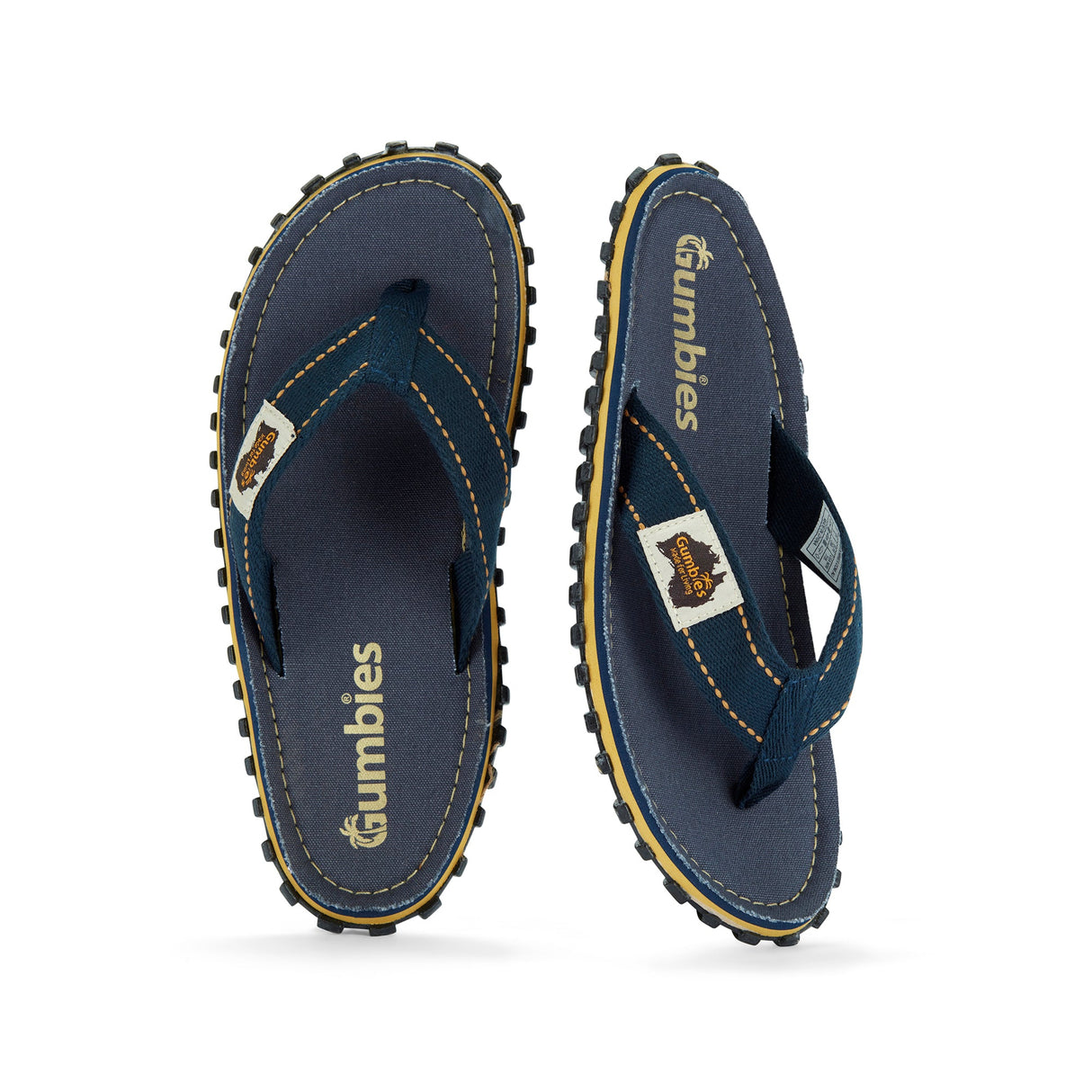 Gumbies Islander Flip-Flops - Men's Classic Navy alternate view 2