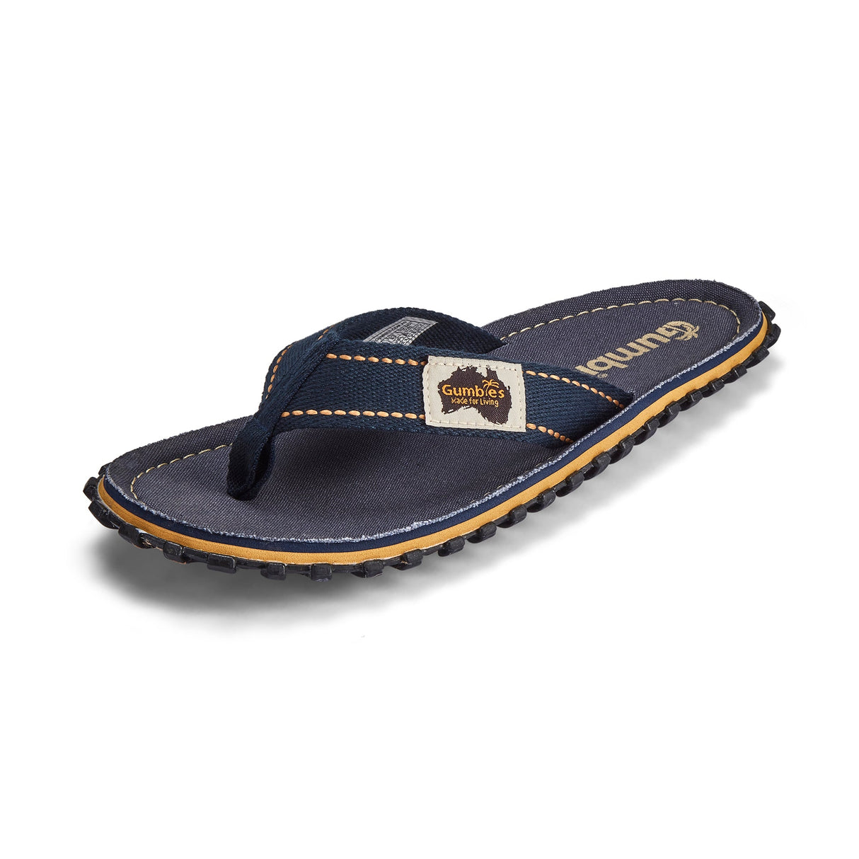 Gumbies Islander Flip-Flops - Men's Classic Navy alternate view 3