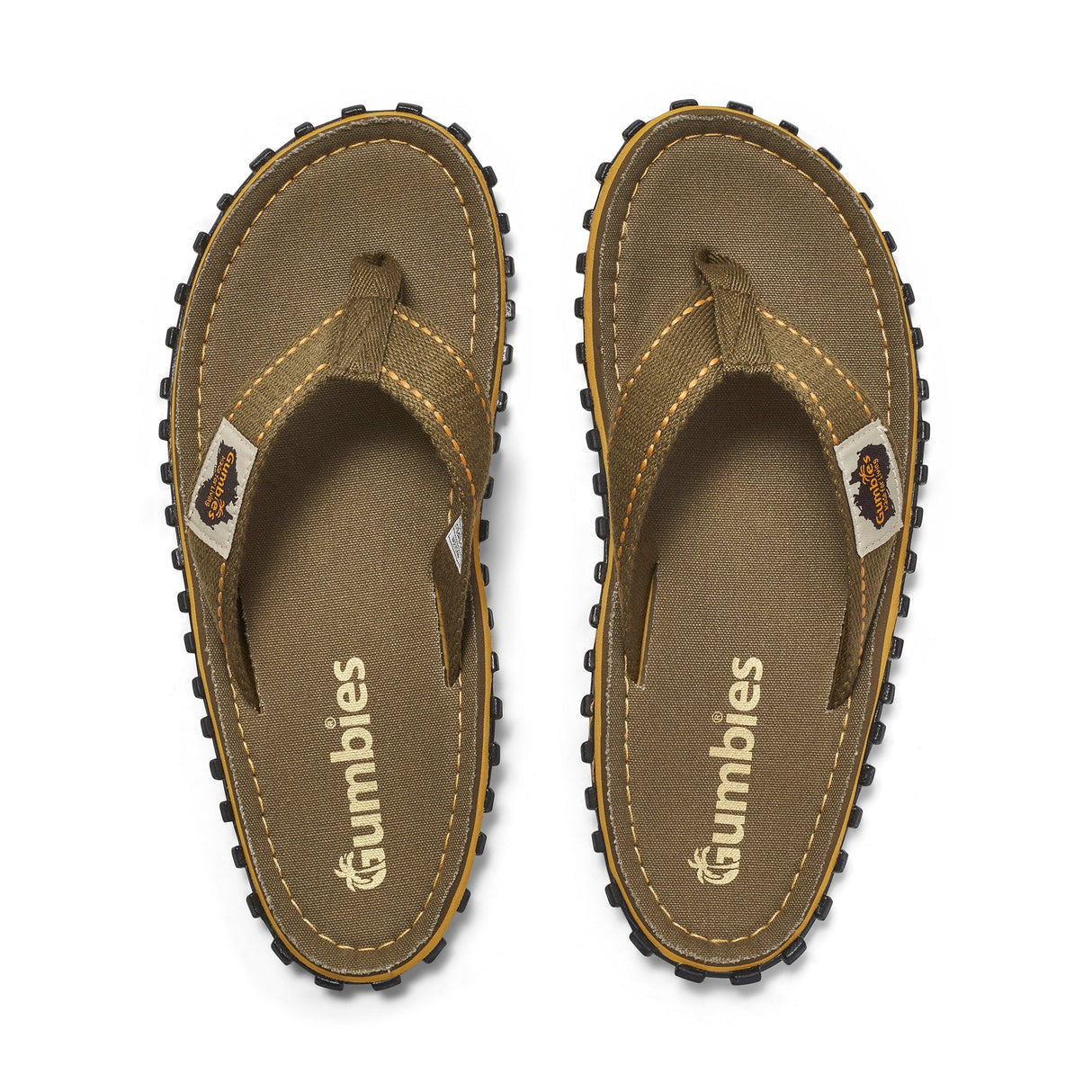 Gumbies Islander Flip-Flops - Women's Classic Khaki alternate view 3