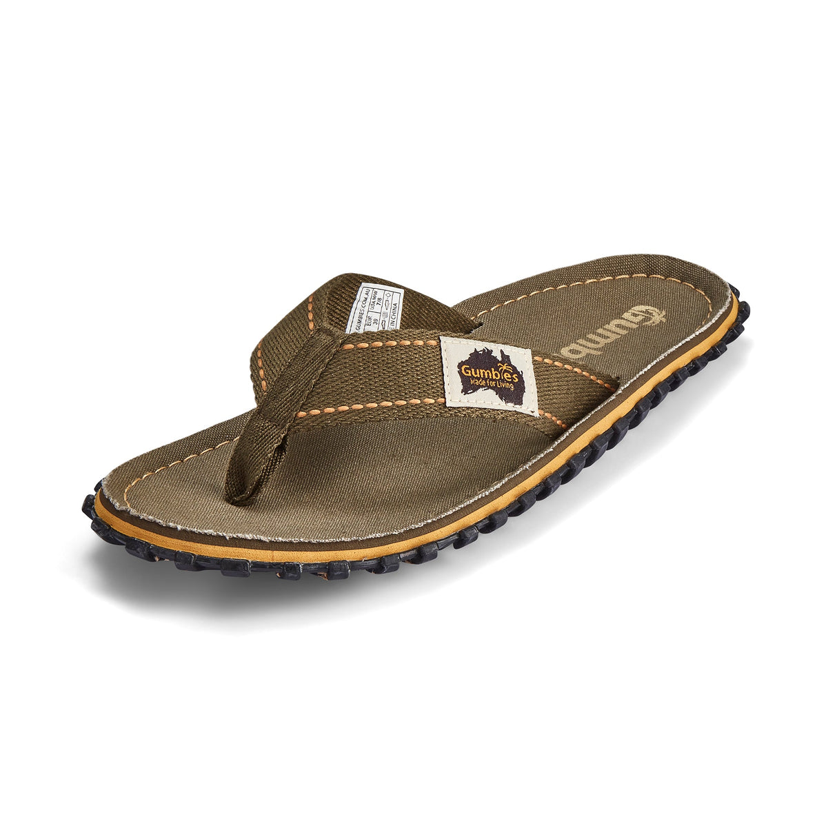 Gumbies Islander Flip-Flops - Women's Classic Khaki alternate view 4