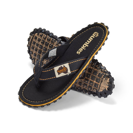 Gumbies Islander Flip-Flops - Women's Classic Black colourway front