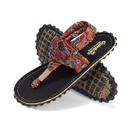 Gumbies Slingback Sandals - Women's Aboriginal colourway front