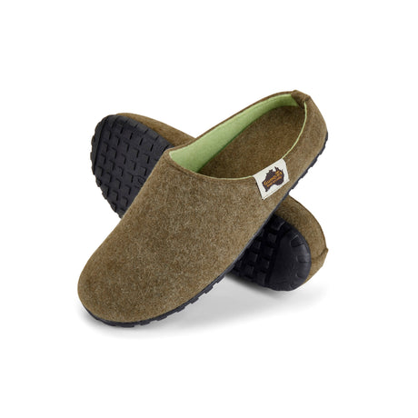 Gumbies Outback Slippers - Women's Moss & Pistachio colourway front