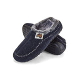 Gumbies Ossa Low Slippers - Women's Navy & Grey colourway front