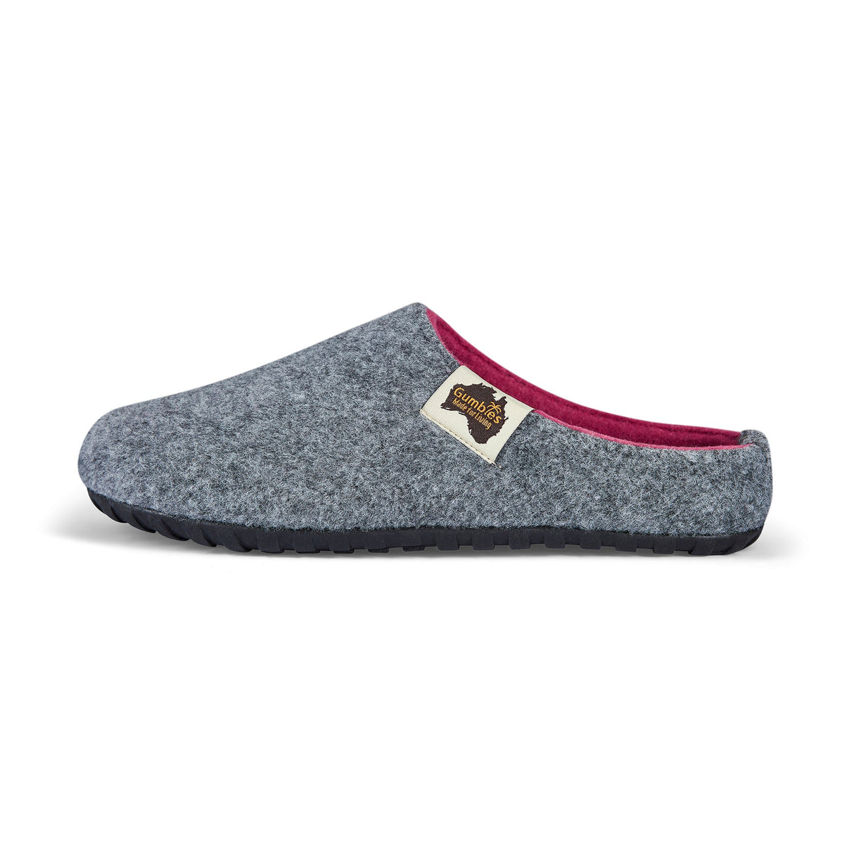 Gumbies Outback Slippers - Women's Grey & Pink alternate view 6