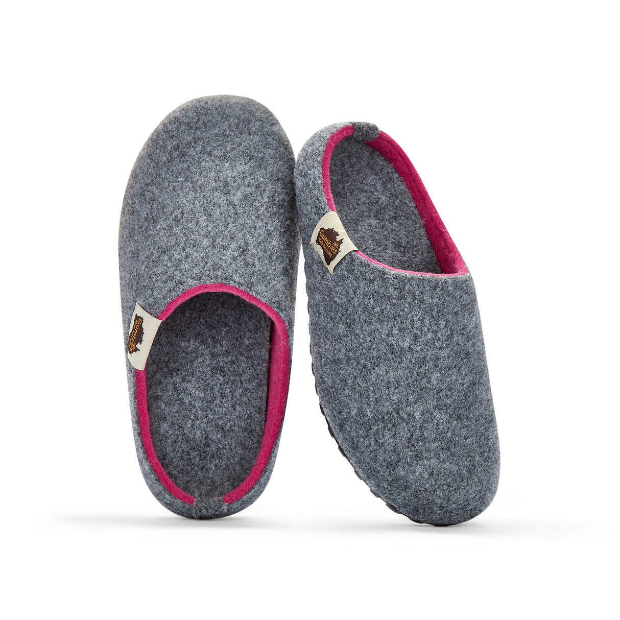 Gumbies Outback Slippers - Women's Grey & Pink alternate view 4