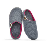 Gumbies Outback Slippers - Women's Grey & Pink alternate view 4