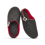 Gumbies Outback Slippers - Women's Charcoal & Red alternate view 2