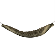 Snugpak Hammock Cocoon WGTE suspended on its own, studio shot showing the full length