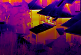 Thermal Master DV2 Thermal Camera - houses viewed through the thermal imager
