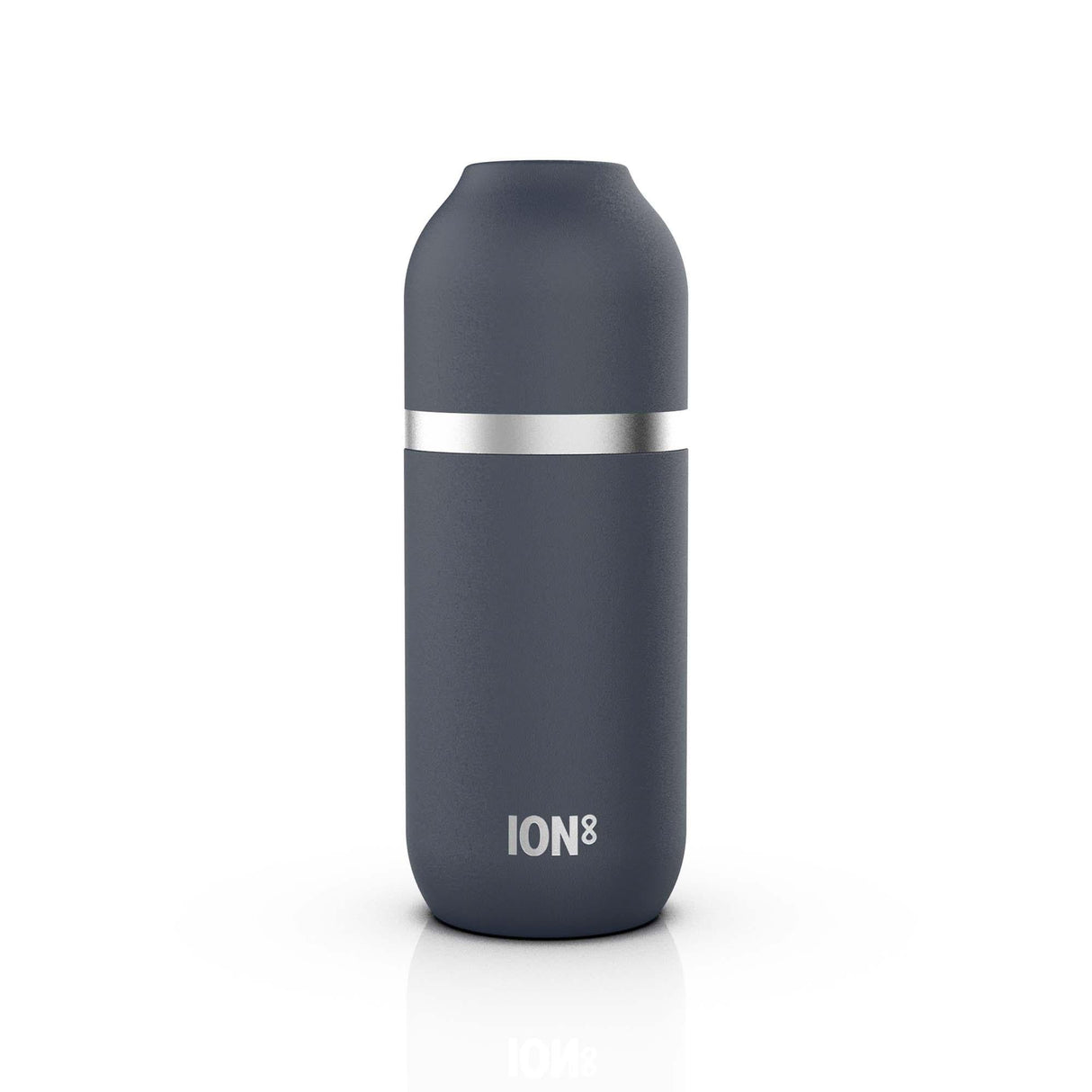 ION8 Luma Insulated Steel Flask & Mug, Ash Navy, 700ml