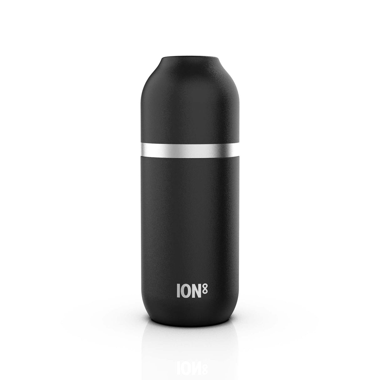 ION8 Luma Insulated Steel Flask & Mug, Black, 700ml