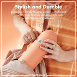 ION8 Luma Insulated Steel Flask & Mug, Coral, 700ml