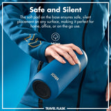 ION8 Luma Insulated Steel Flask & Mug, Deep Teal, 700ml