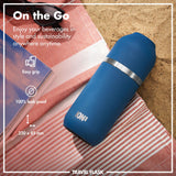 ION8 Luma Insulated Steel Flask & Mug, Deep Teal, 700ml