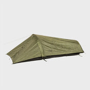Snugpak Ionosphere IX WGTE Tent in Olive Green - pitched exterior hero shot