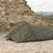 Snugpak Ionosphere IX WGTE Tent pitched with the door closed, seen from the side