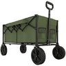 Outsunny 95L Festival Trolley on Wheels - Dark Green accessories and manual