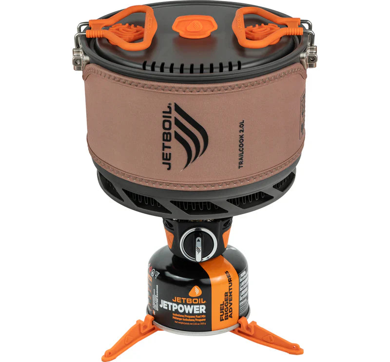 Jetboil TrailCook 2.0L - Tan handles folded