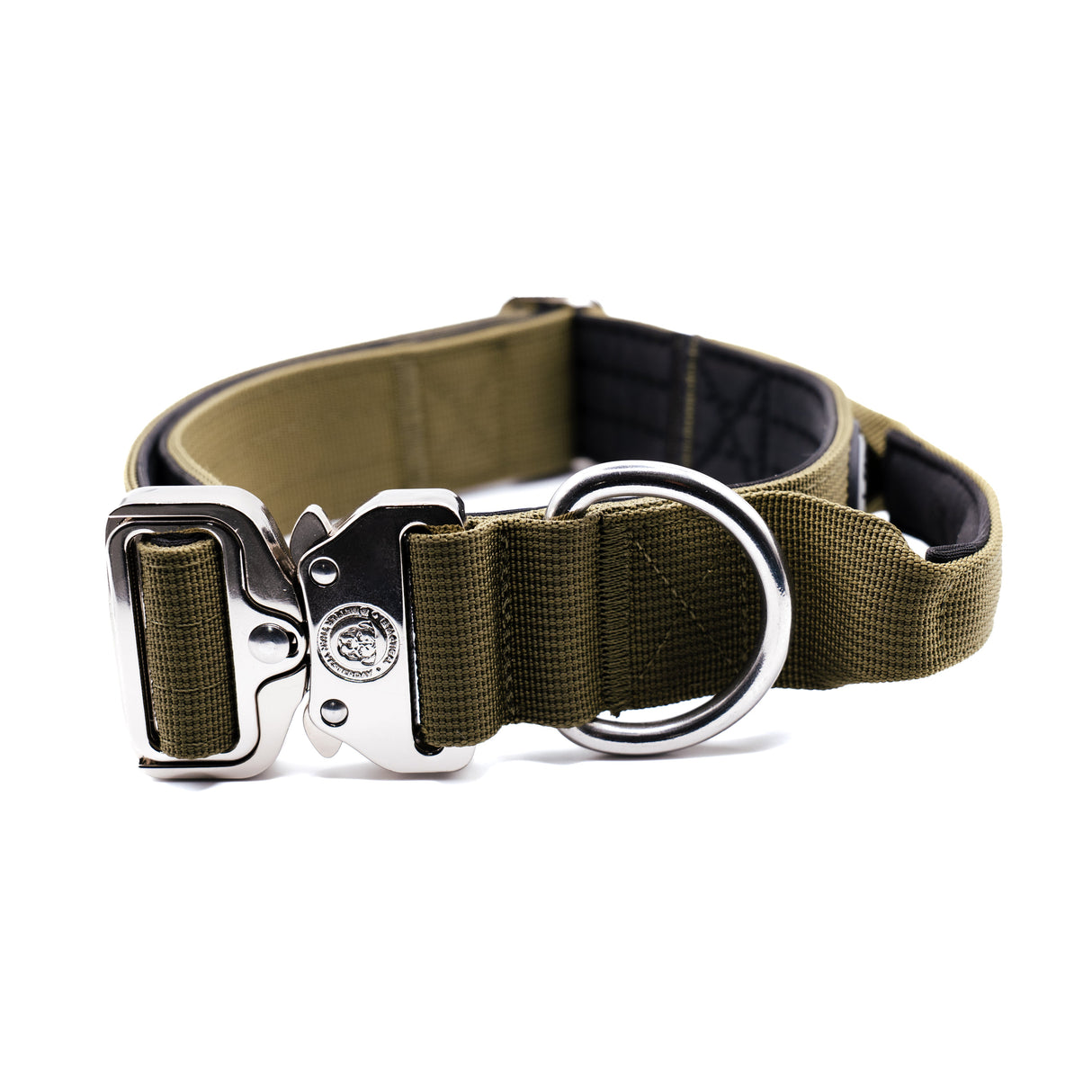 BTactical 4cm Nylon Dog Collar - Khaki Green