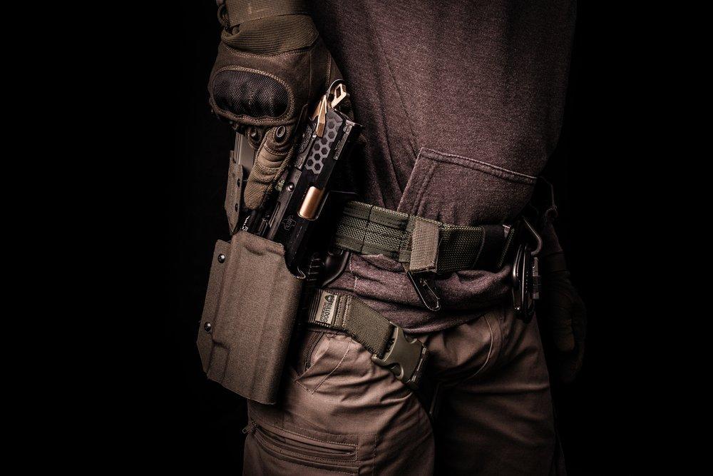 Coyote Brown Kydex Customs 2" Shooter Belt