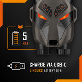 Nightfox Ember Night Vision Binoculars - battery life detail
