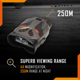 Nightfox Ember Night Vision Binoculars - 250m night time viewing range