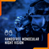 Nightfox Prowl Monocular Night Vision Goggles - hands-free head mounted use