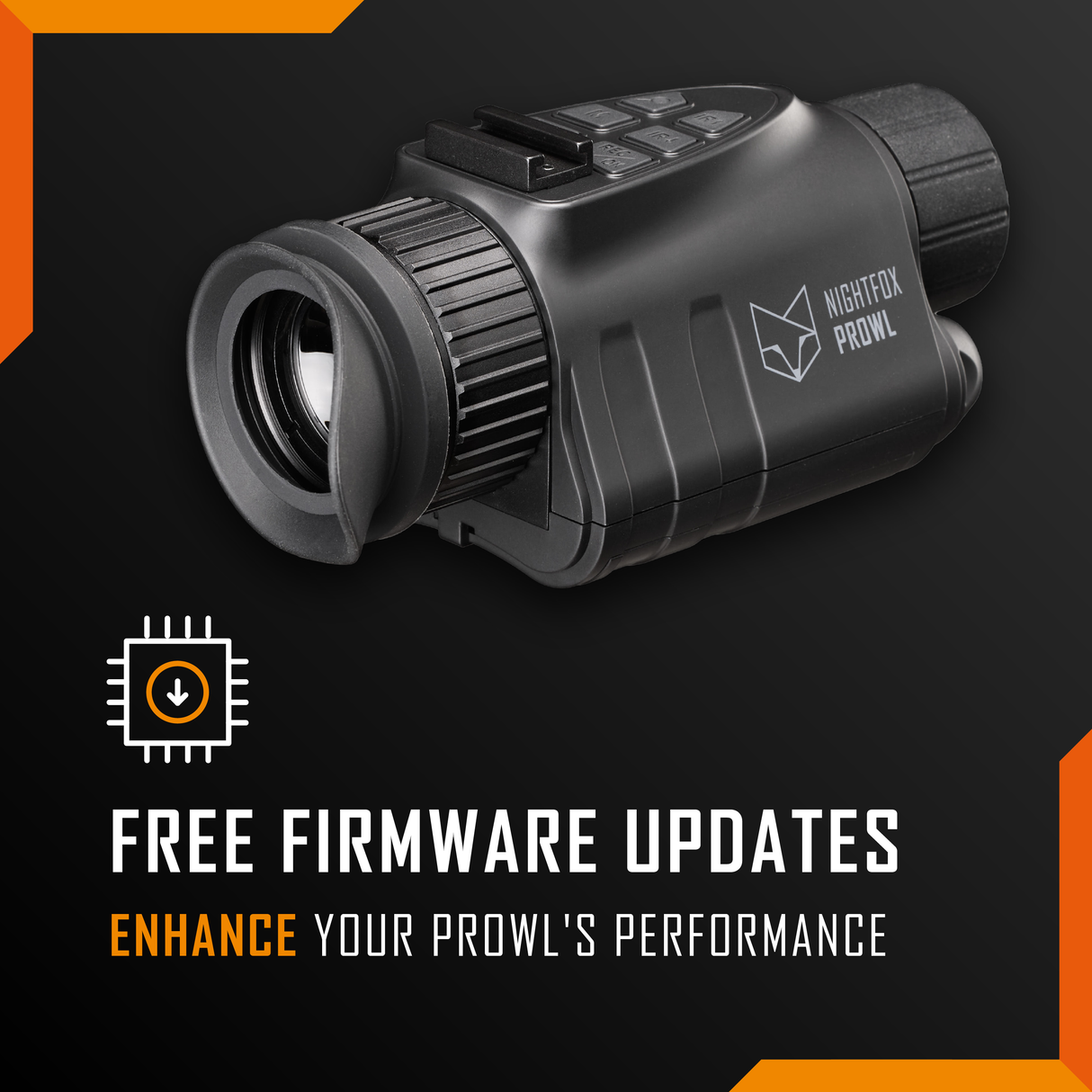 Nightfox Prowl Monocular Night Vision Goggles - side profile