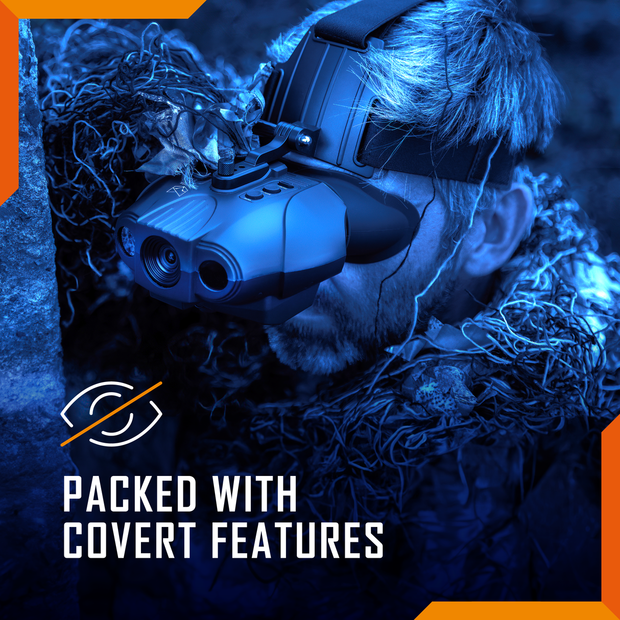 Nightfox Swift 2 Night Vision Goggles - covert features and green filter